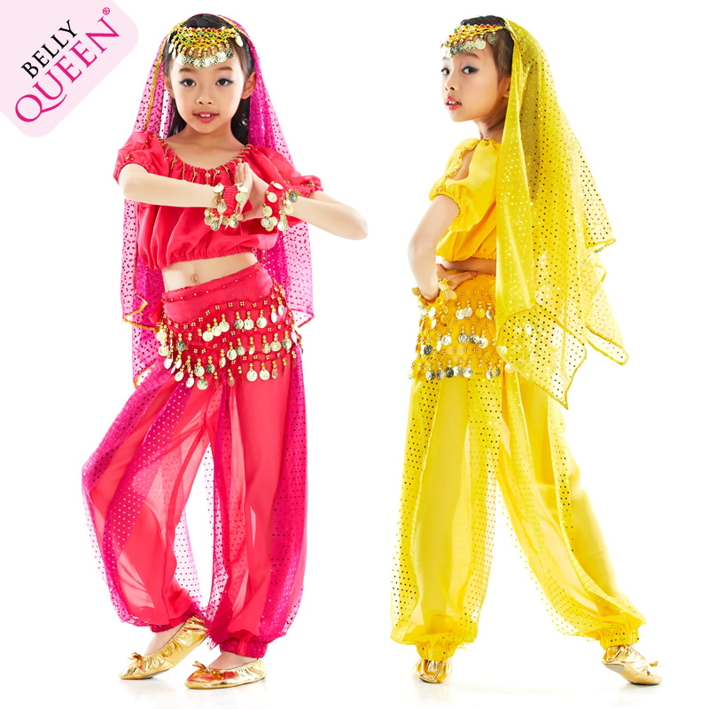 Dancewear Polyester Belly Dance Costumes For Children